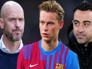 Bóng đá - MU đón tin vui: De Jong nổi loạn ở Barca, Ten Hag sáng cửa tái hợp trò cũ