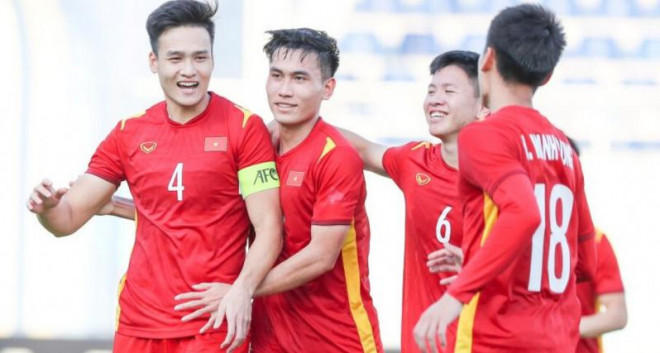 U23 Việt Nam có màn trình diễn tốt tại cả 3 trận đã qua. Ảnh: AFC.