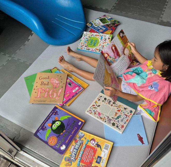 Đại gia Việt dạy con: Tăng Thanh Hà cho bé 3 tháng đọc sách, Đoàn Di Băng giấu con nhà giàu - 8