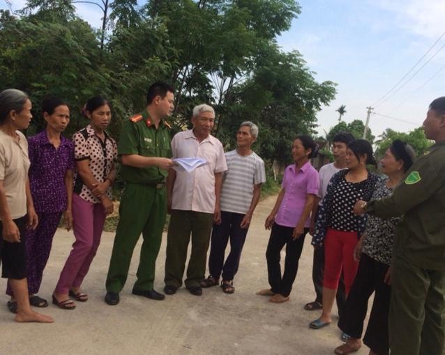 Lực lượng Công an Thanh Hoá tuyên truyền về hoạt động xuất cảnh trái phép