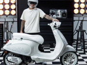 Thế giới xe - Ca sỹ Justin Bieber và Vespa ra mắt mẫu xe tay ga thời trang