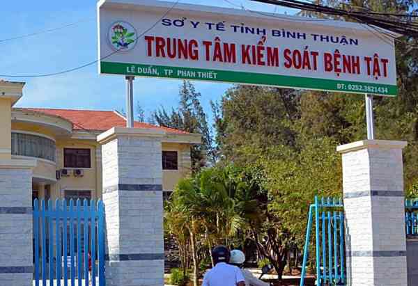 Trung tâm Kiểm soát bệnh tật Bình Thuận (ảnh PL)