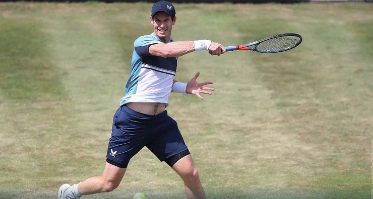 Andy Murray chơi hay đến ngỡ ngàng trước hạt giống số 1 Stefanos Tsitsipas ở tứ kết giải sân cỏ Stuttgart Open