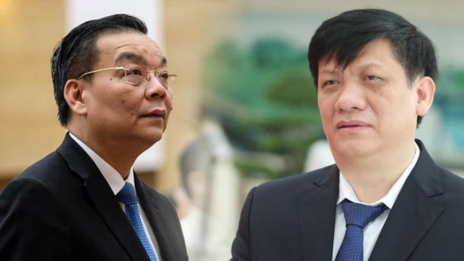 Ông Chu Ngọc Anh (bìa trái ảnh) và ông Nguyễn Thanh Long (bìa phải ảnh) vừa bị kỷ luật vì suy thoái về tư tưởng chính trị, đạo đức, lối sống