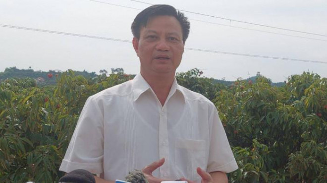 Ông La Văn Nam, Chủ tịch UBND huyện Lục Ngạn.