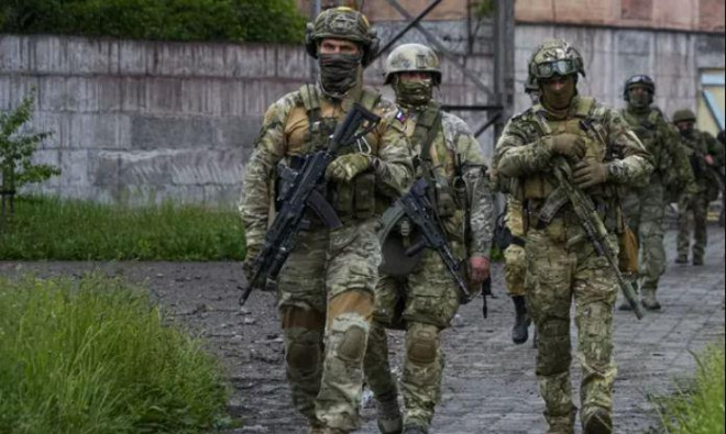 Binh lính Nga tại Ukraine. Ảnh: AP