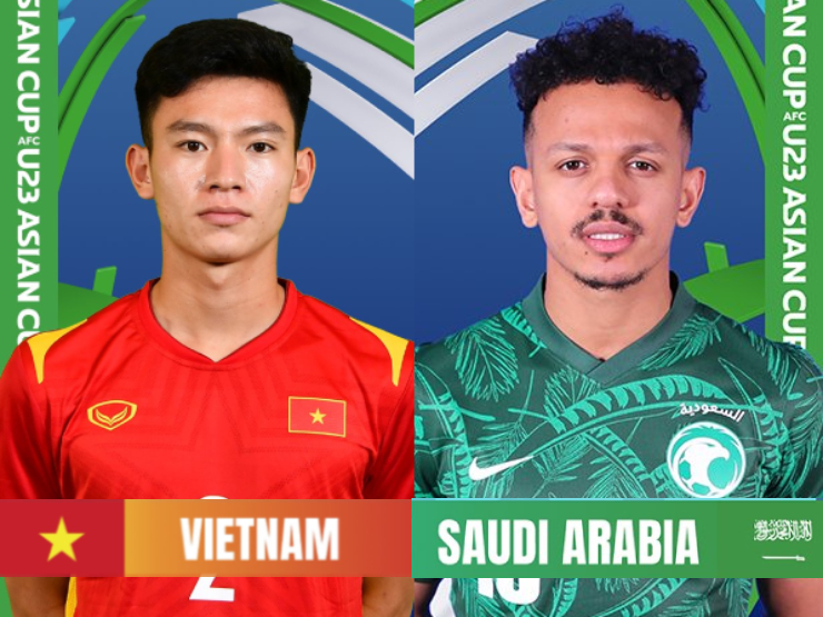 Trực tiếp bóng đá U23 Việt Nam - U23 Saudi Arabia: Mạnh Dũng, Tuấn Tài đá chính (U23 châu Á)