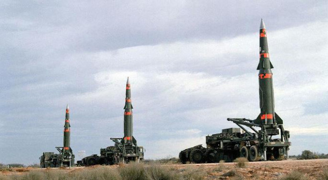 Hệ thống tên lửa đạn đạo Pershing II của Mỹ Ảnh: US ARMY