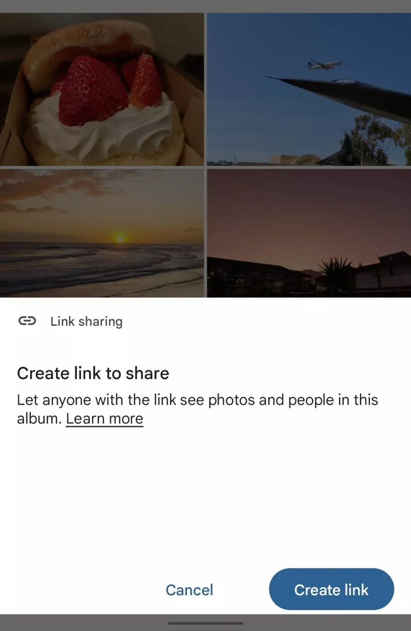 Google Photos từ lâu đã cung cấp chức năng chia sẻ album ảnh.