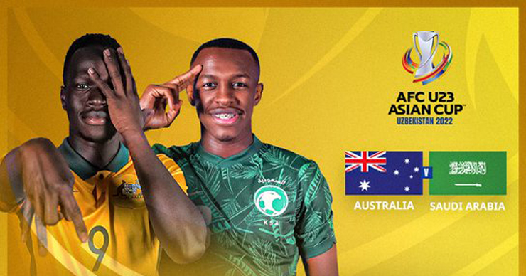 U23 Australia đối đầu với U23 Saudi Arabia ở bán kết U23 châu Á