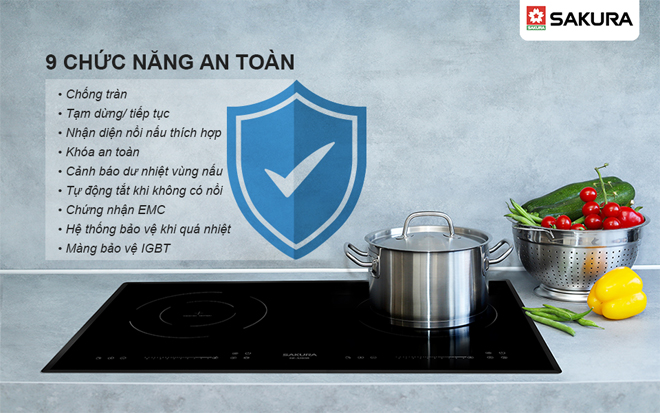 Bếp từ Sakura với công nghệ HEATTECH, chinh phục mọi công thức, nấu món nào cũng ngon - 5