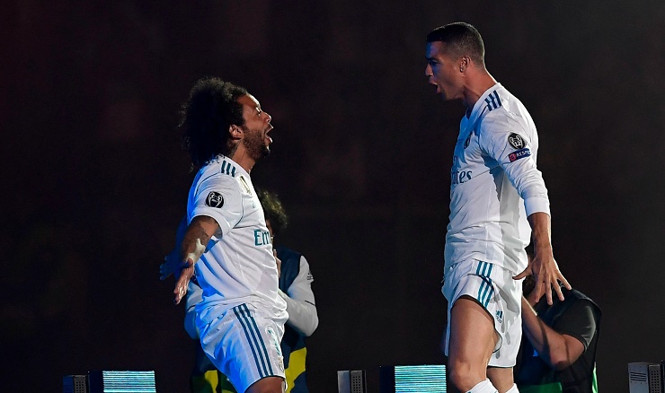 Ronaldo và Marcelo là đồng đội thân thiết khi cả hai cùng ở Real Madrid