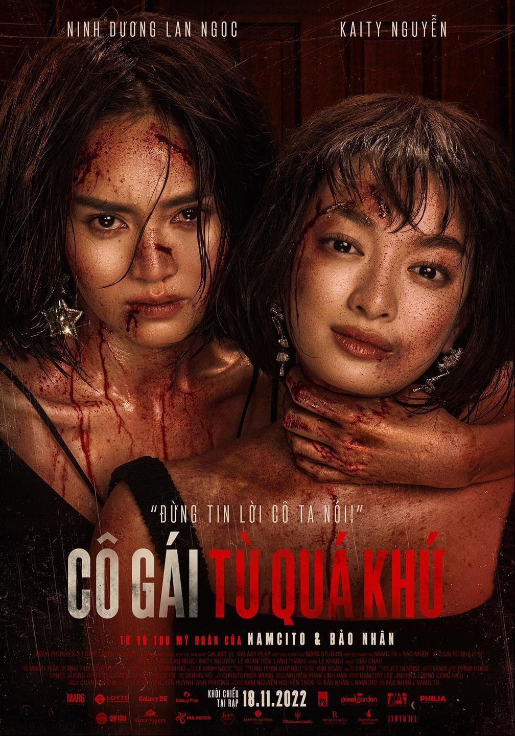 Ninh Dương Lan Ngọc, Kaity Nguyễn tham gia diễn xuất trong bộ phim "Cô gái&nbsp;từ quá khứ", được khởi chiếu vào tháng 11/2022.