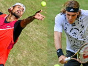 Thể thao - Video Kyrgios - Tsitsipas: 3 set căng thẳng, chiến thắng xứng đáng (Halle Open)