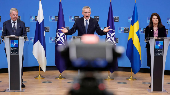 Tổng thư ký NATO Jens Stoltenberg. Ảnh: AP&nbsp;