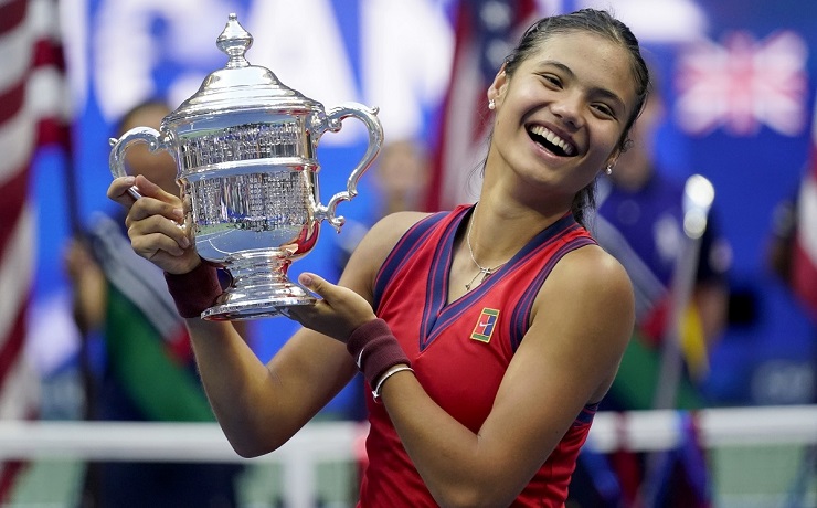 Raducanu vô địch US Open năm 2021