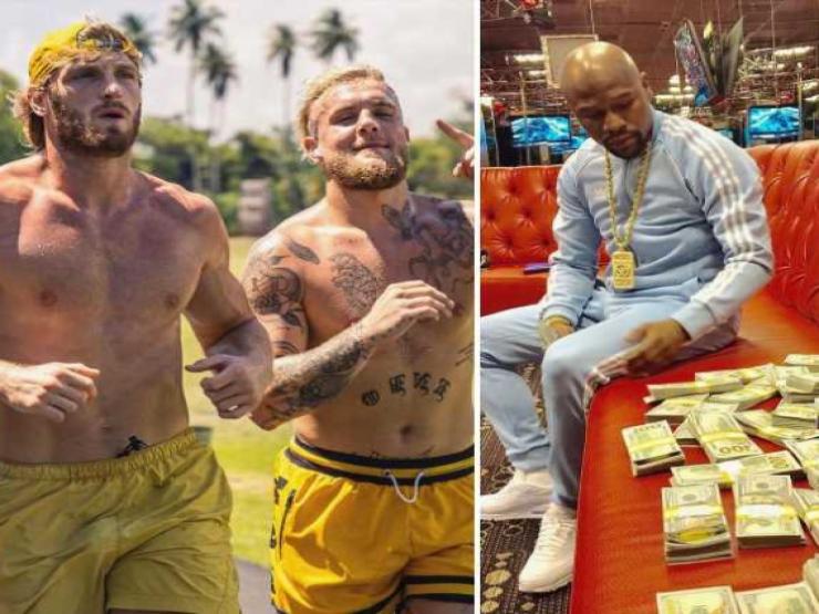 Mayweather bị tố mang hết tiền cặp kè chân dài, ”cháy túi” quỵt nợ Logan Paul