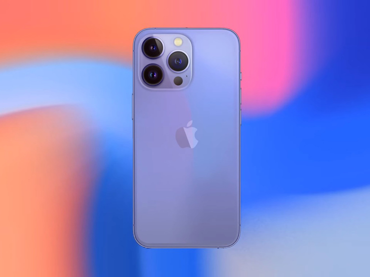Hình ảnh iPhone 14 Pro Max trong video concept.