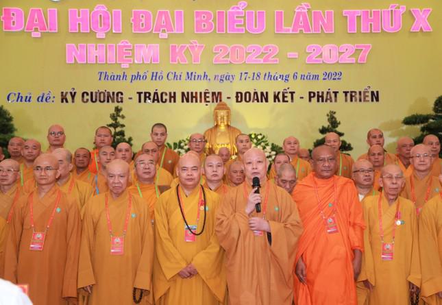 Hòa thượng Thích Lệ Trang, Phó ban Trị sự nhiệm kỳ IX, được suy cử làm Trưởng ban Trị sự GHPGVN TP.HCM nhiệm kỳ X (2022 - 2027).