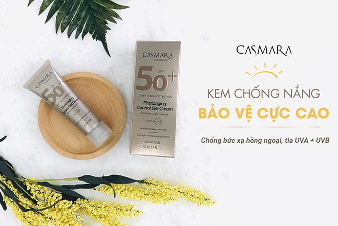 Photoaging Control Gel Cream SPF50 - kem chống nắng chống lão hóa Casmara được tin dùng - 1