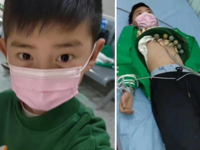Xúc động con trai 10 tuổi nín đau rút 30 ống máu làm xét nghiệm hiến tủy cứu mẹ