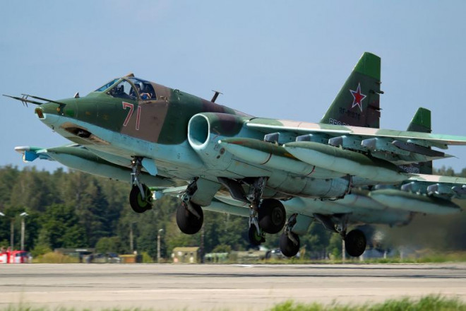 Cường kích Su-25 của quân đội Nga. Ảnh: Getty Images