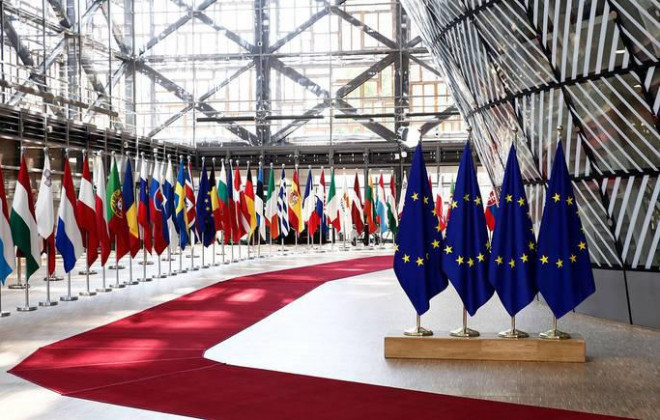 Các quốc gia Liên minh châu Âu (EU) ngày 21-6 đạt được sự đồng thuận chính trị về việc cấp tình trạng ứng cử viên EU cho Ukraine. Ảnh: Shutterstock