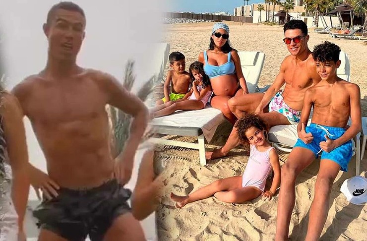 Ronaldo&nbsp;quay video nhảy nhót&nbsp;trên&nbsp;TikTok để&nbsp;chiều lòng con trai và các cháu&nbsp;