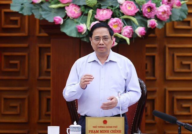 Thủ tướng Chính phủ Phạm Minh Chính (ảnh Nhật Bắc) Cung ứng đủ thuốc cho các đơn vị y tế