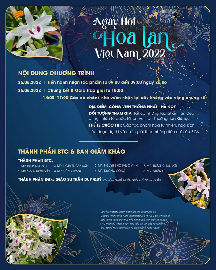 Cuộc thi Hoa Lan quy mô lớn chưa từng có tại Hà Nội: Sân chơi uy tín dành cho giới sành hoa - 2