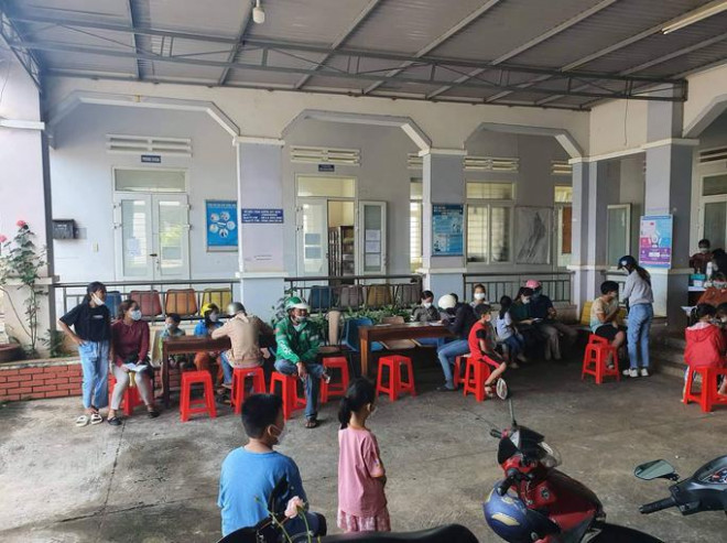 Trạm Y tế phường Tân An tổ chức tiêm vắc-xin Covid-19 cho trẻ em