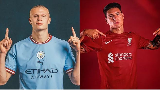 Tân binh Erling Haaland (Man City) hay Darwin Nunez (Liverpool) sẽ tỏa sáng để giúp đội bóng của họ vô địch giải Ngoại hạng Anh?