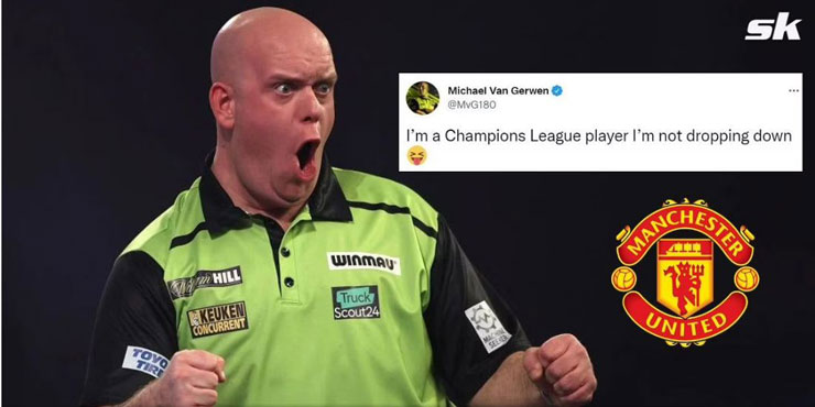 Nhà cái nổi tiếng Paddy Power và ngôi sao phi tiêu đang xếp thứ 3 thế giới&nbsp;Michael Van Gerwen bỡn cợt MU