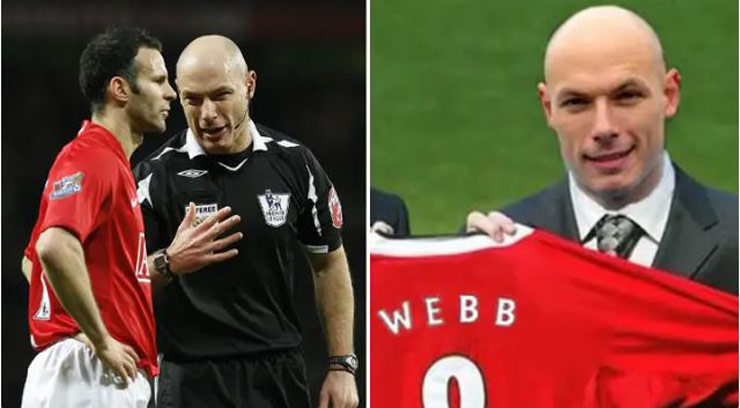 Trọng tài Howard Webb từng bị đồn là fan ruột của MU&nbsp;