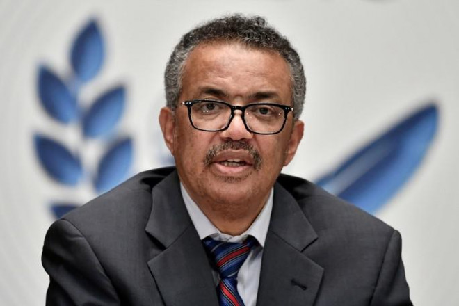 Tổng giám đốc WHO Tedros Adhanom Ghebreyesu. Ảnh: Reuters