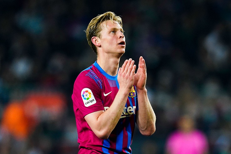 De Jong là một trong những ngôi sao của Barca được định giá cao trên thị trường chuyển nhượng