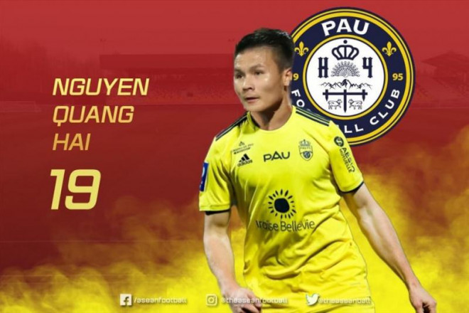 Quang Hải nhận được nhiều chú ý khi gia nhập Pau FC.&nbsp;&nbsp;
