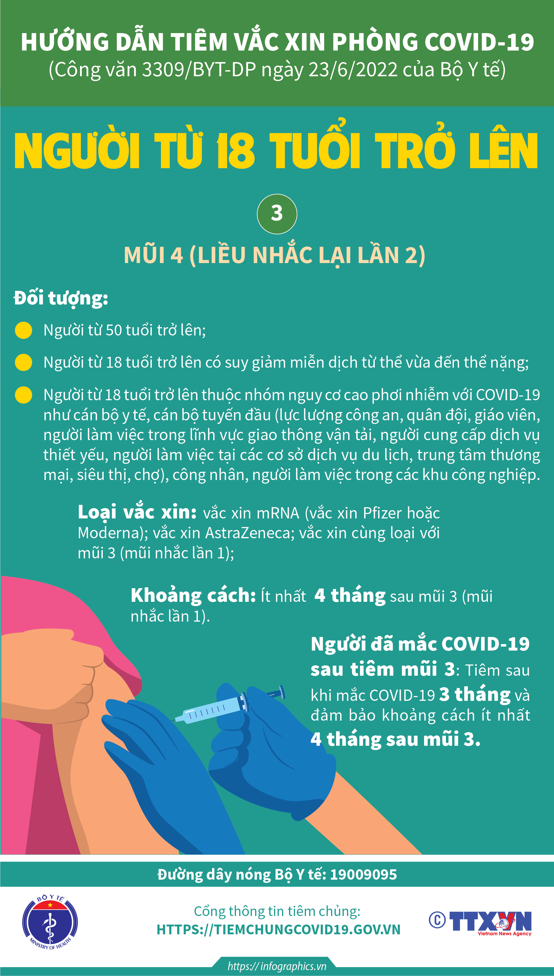 Hướng dẫn tiêm liều bổ sung, mũi 3, mũi 4 vắc-xin COVID-19 - 3