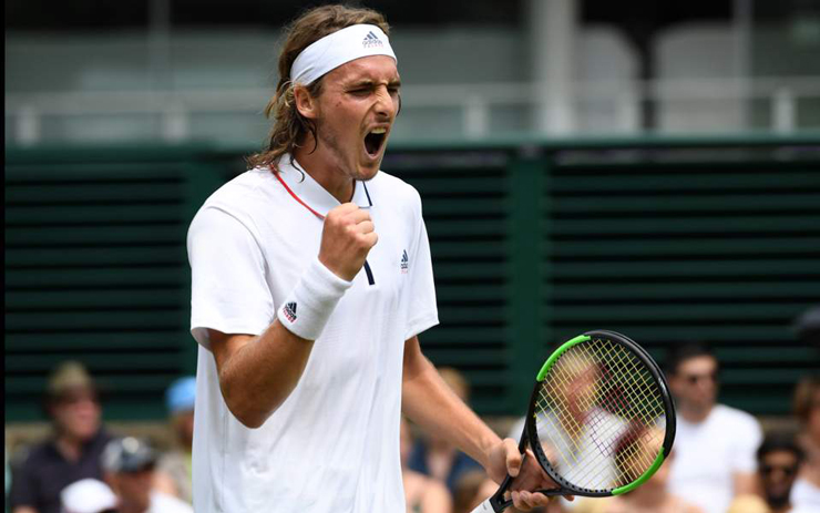 Tsitsipas có khởi đầu không suôn sẻ tại Wimbledon