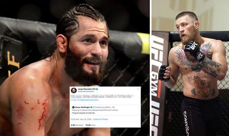 Masvidal (trái) rất muốn đối đầu McGregor