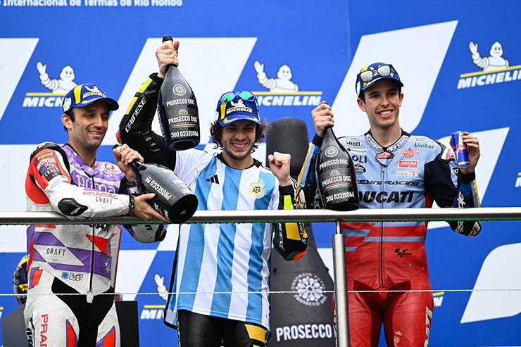 Podium MotoGP chặng này