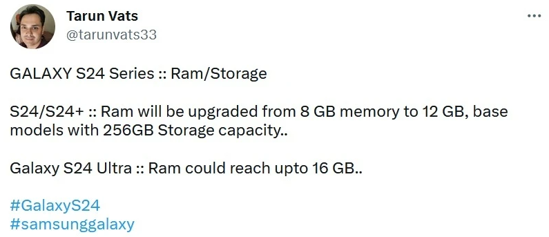 Galaxy S24 Series sẽ có RAM "khủng" 16GB? - 2