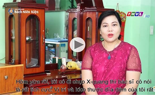 Xem video chị Thanh Hương chia sẻ kinh nghiệm chữa thoát vị đĩa đệm