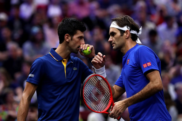 Tại Laver Cup 2018, Djokovic và Federer cùng chơi cho đội tuyển châu Âu, tay vợt Serbia khi đó khen đàn anh như sau: "Tôi có được ngày hôm nay là nhờ anh ấy. Chúng tôi rất hào hứng với trải nghiệm độc đáo này. Chúng tôi chưa bao giờ đánh đôi với nhau nên đây là một trải nghiệm vô cùng thú vị".