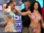 Thể thao - Kiều nữ Boxing mặc bikini quá quyến rũ, 2 người đàn ông như &quot;bị thôi miên&quot;