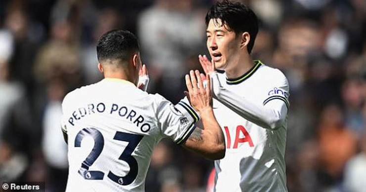 Siêu phẩm mở tỷ số của Son Heung Min cho Tottenham