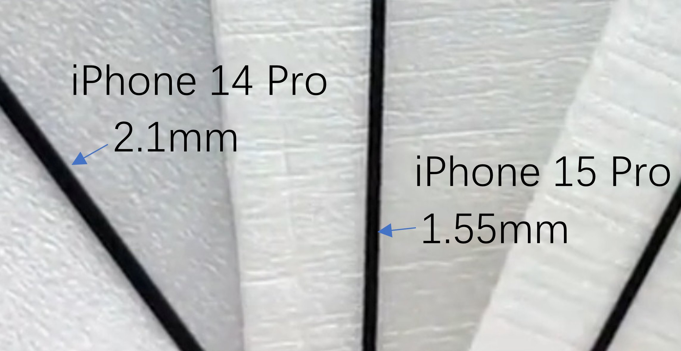 Bằng chứng về viền siêu mỏng trên iPhone 15 Pro Max - 2