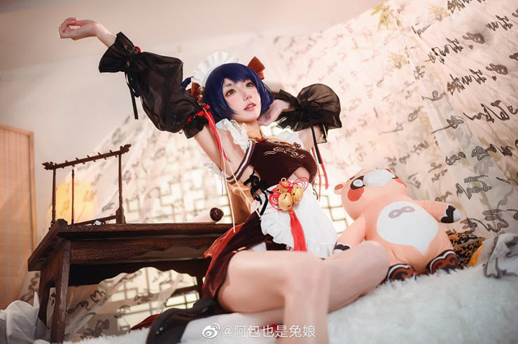 Chiêm ngưỡng màn cosplay đẹp như mộng của Xiangling game Genshin Impact - 7