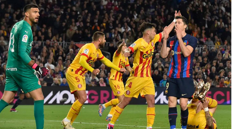 Barcelona chơi bế tắc trước Girona ở trận derby xứ Catalunya ngay trên sân nhà Nou Camp&nbsp;