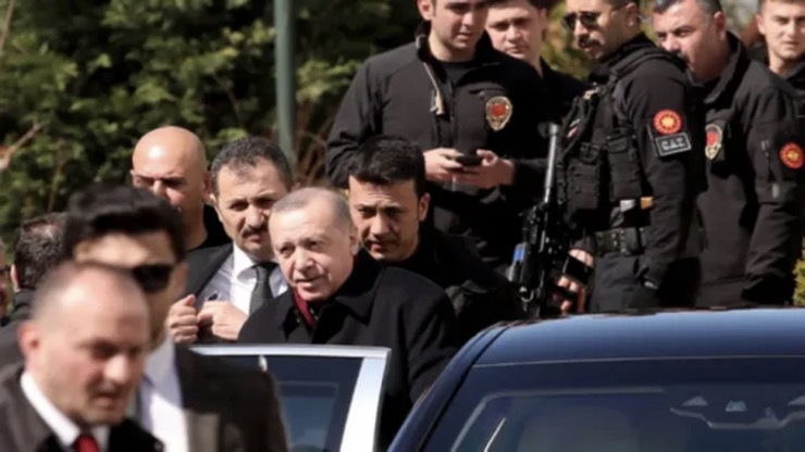 Ông Erdogan đã tăng cường đội ngũ an ninh và vệ sĩ kể từ cuộc đảo chính bất thành ở Thổ Nhĩ Kỳ năm 2016.